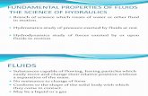 HYDRAULICS Fundamental Properties of Fluids