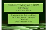 Carbon Trading as a CDM Strateg