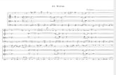 In Time - String Quartet Score