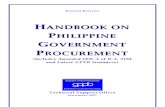 Handbook on Phil. Gov't Procurement