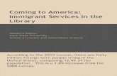 Coming to America:  Immigrant Services in the Library