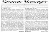Nazarene Messenger - August 26, 1909
