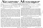 Nazarene Messenger - December 30, 1909