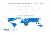 OECD Working Paper on China- India technology Achievements