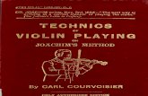 Technics of Violin Playing