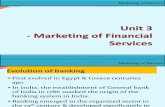 Unit 3-Marketing of Financial Services
