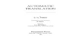 Automatic Translation by Panov