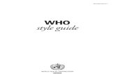 WHO Style-guide Medical Translation