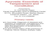 Ayurveda Essentials of Temperaments and Constitutions 1196851087410663 5