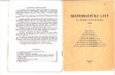 Matematicki list 1983 XVII 5