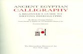 Fischer, Henry George. 1999. Ancient Egyptian Calligraphy a Beginners Guid