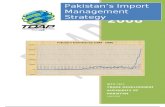 Pakistans Import Management Strategy
