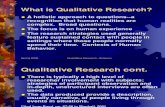 Introduction Qualitative Research