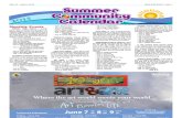 Summer Community Calendar 2013 - WEW
