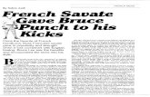 French Savate Gave Bruce Punch to His Kicks
