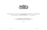 Summary of Responses to Consultation Intro Statutory Register of Lobbyists FINAL 130712