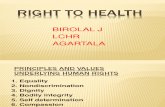 Right to Health, Krita