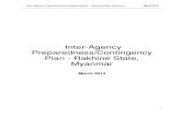 Rakhine Inter-Agency Contingency Plan 5 April 2013