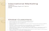 Global Marketing -Class 2