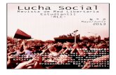 Revista Lucha Social 2  de Red Libertaria Estudiantil