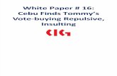 White Paper No. 16: Osmena Vote-buying Insults Cebuano Political Maturity