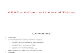 09_ABAP – Advanced Internal Tables