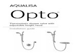 Install Opto Shower Manual