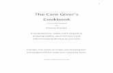 The Care Givers Cookbook