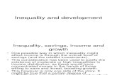 Inequality, Poverty and Development