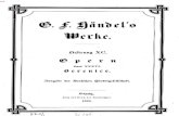 Handel - Berenice - Score