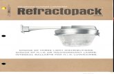 Holophane Refractopack Series Brochure 1972