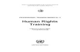 UN Human Rights Traning Manual.