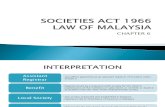 Societies Act 1966