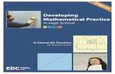 Developing Mathematical Practice in High School - Sampler