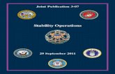 Joint Pub 3-07 Stability Operations, 2011, uploaded by Richard J. Campbell