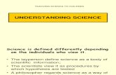 Understanding Sc1ence Curriculum