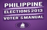 Philippine Elections 2013 Voter's Manual