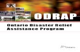 Program Guidelines for Disaster Funding in Ontario