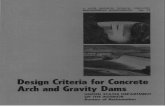 Design Criteria for Concrete Arch and Gravity Dams