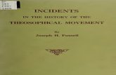 Fussell, Jospeh - Incidents in the History of the Theosophical Movement (1920)