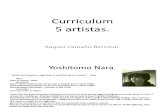 Curriculum 5 Artistas