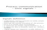 Process Communication - Unix Signals