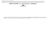 BV Beverly Cruiser 500ie Maintenance Manual