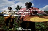 WFP Vouchers and Cash Transfers as Food Assistance Instruments - Opportunities and Challenges