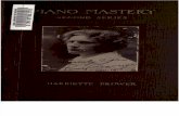 Brower, Harriette - Piano Mastery - Talks With Master Pianists and Teachers - Second Series (1917)