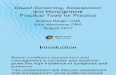 Bowel Screening Assessment and Management Practical Tools for Practice