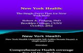 New York Health - The Single Payer Option