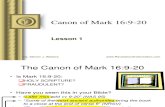 Canon of Mark 16