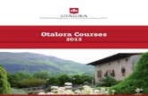 Otalora Courses 2013