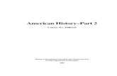 American History-Part II